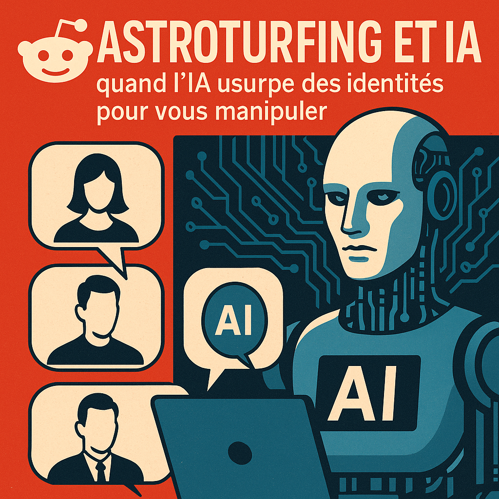Reddit, Astroturfing et IA : quand l’IA usurpe des identités pour vous manipuler